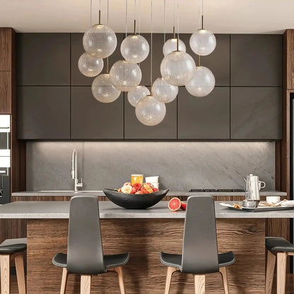 Casen Round Chandelier 20", 28", 34", 43" - Zelno