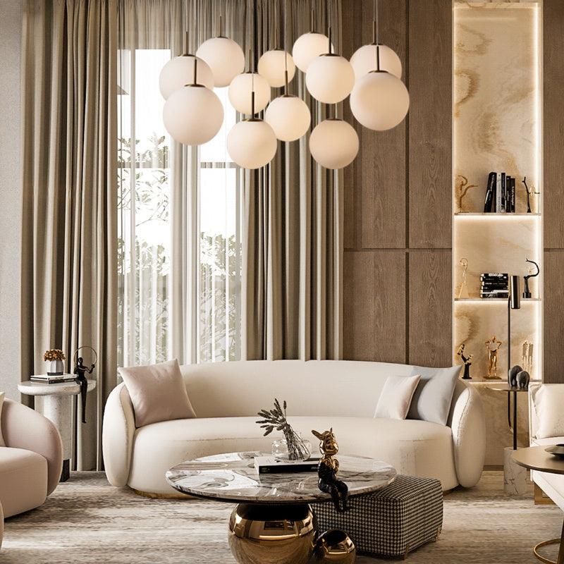 Casen Round Chandelier 20''28''34''43'' - Zelno