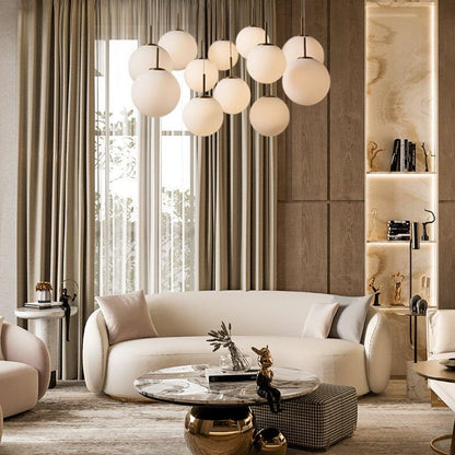 Casen Round Chandelier 20''28''34''43'' - Zelno