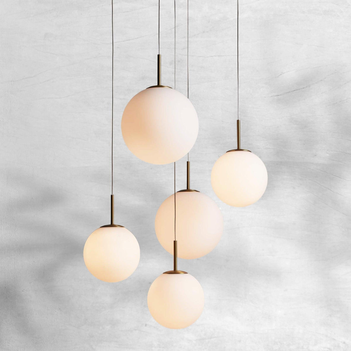 Casen Round Chandelier 20''28''34''43'' - Zelno