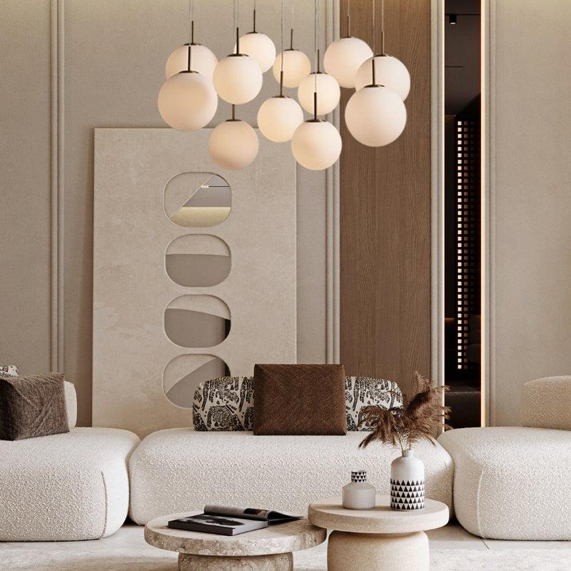 Casen Round Chandelier 20''28''34''43'' - Zelno