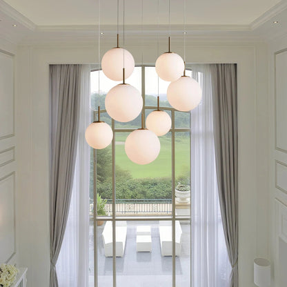 Casen Round Chandelier 20''28''34''43'' - Zelno