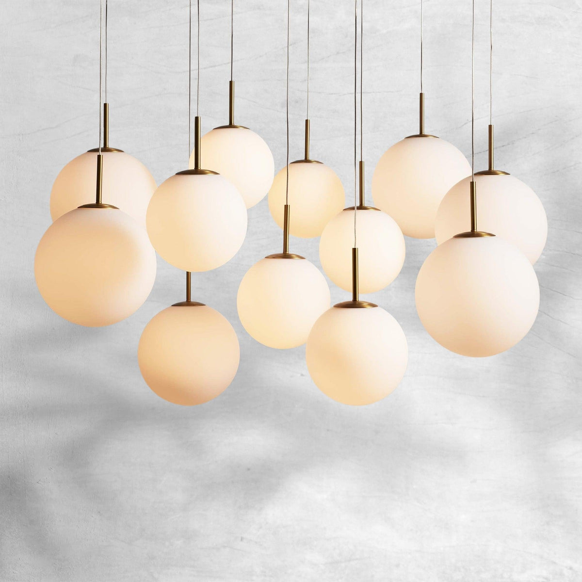 Casen Round Chandelier 20''28''34''43'' - Zelno