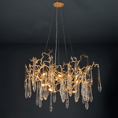 Cecily Modern Crystal Branch Chandelier - Zelno Lighting