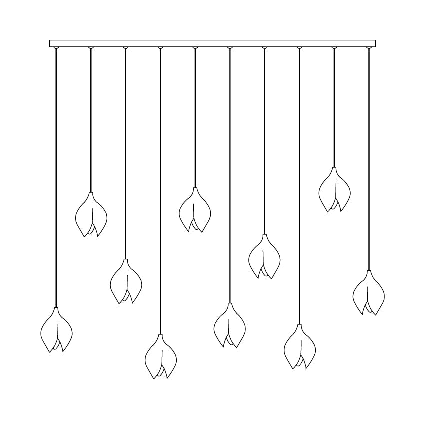 Celeste Flora Pendant Light - Zelno Lighting