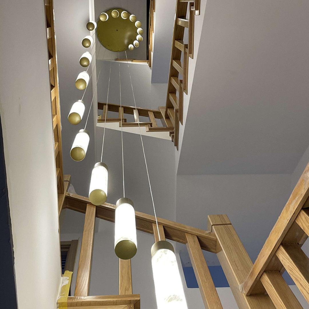Celestial Alabaster Cascade Chandelier - Zelno Lighting