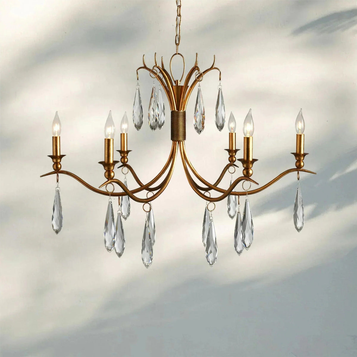 Celine Chandelier 36" 59" for Living Room - Zelno Lighting