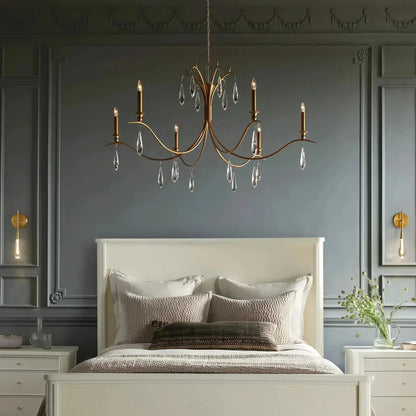 Celine Chandelier 36" 59" for Living Room - Zelno Lighting