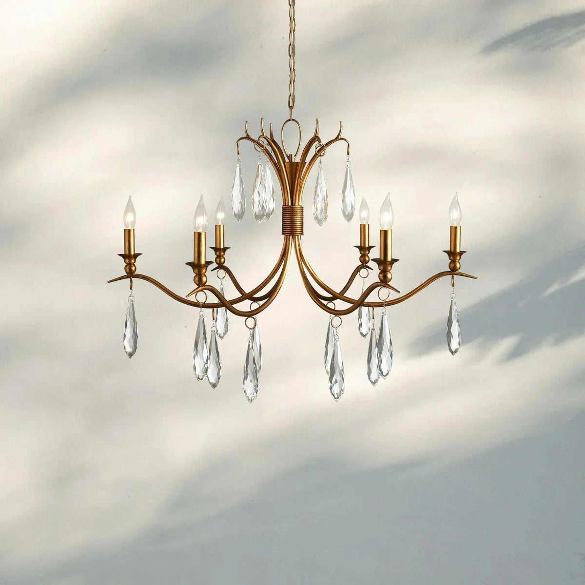 Celine Chandelier 36" 59" for Living Room - Zelno Lighting