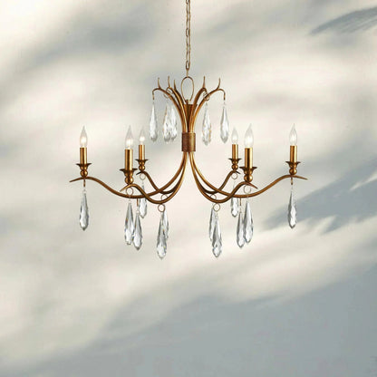 Celine Chandelier 36" 59" for Living Room - Zelno Lighting