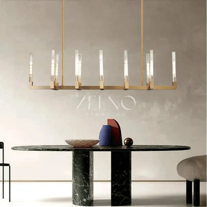 Cennela Linear Chandelier 55", 67" - Zelno