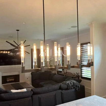 Cennela Linear Chandelier 55", 67" - Zelno