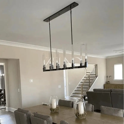 Cennela Linear Chandelier 55", 67" - Zelno