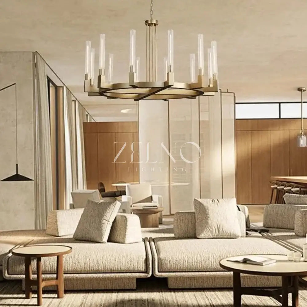 Cennela Round Chandelier 36",48",60",72" - Zelno