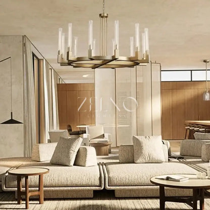Cennela Round Chandelier 36",48",60",72" - Zelno