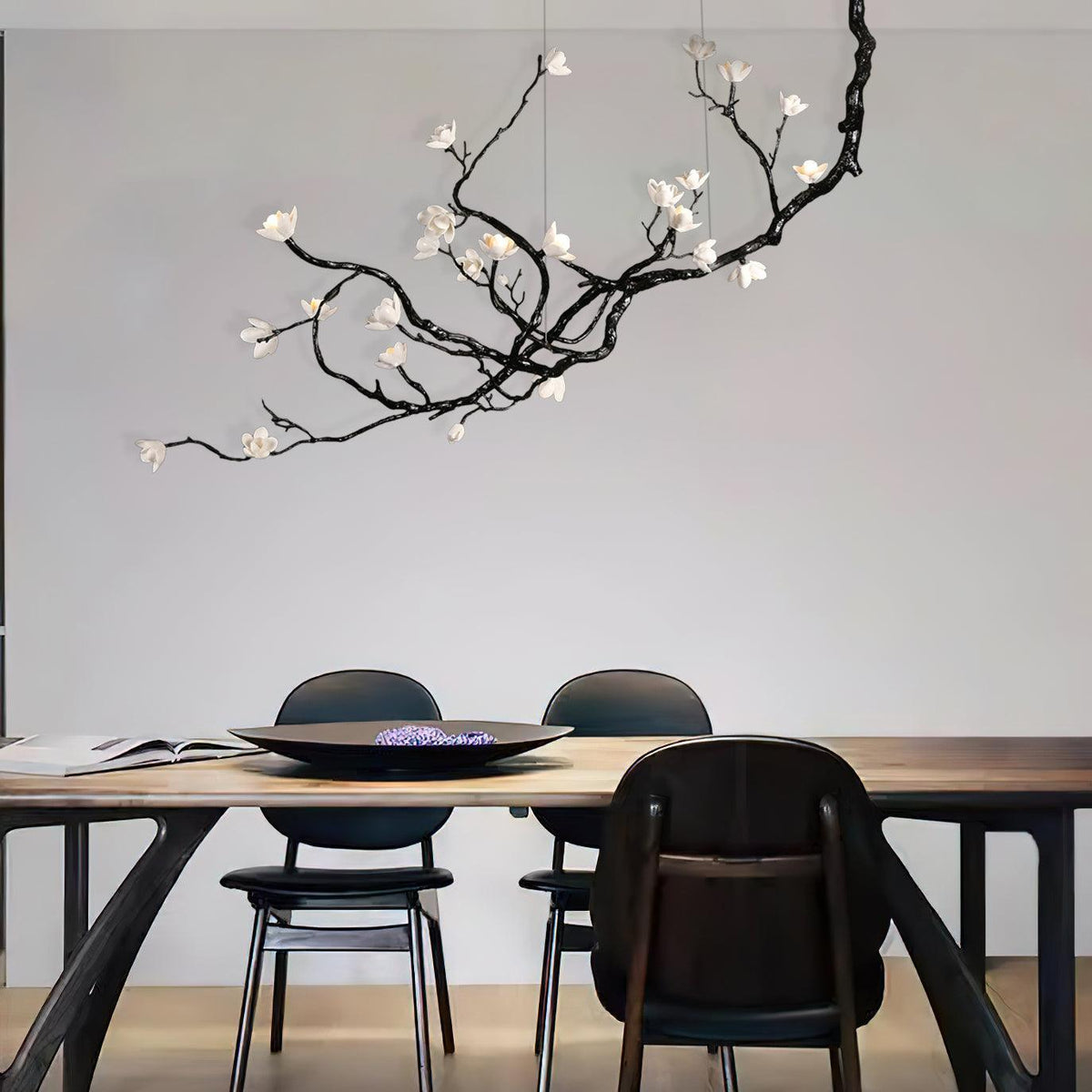 Ceramic Flower Chandelier - Zelno Lighting