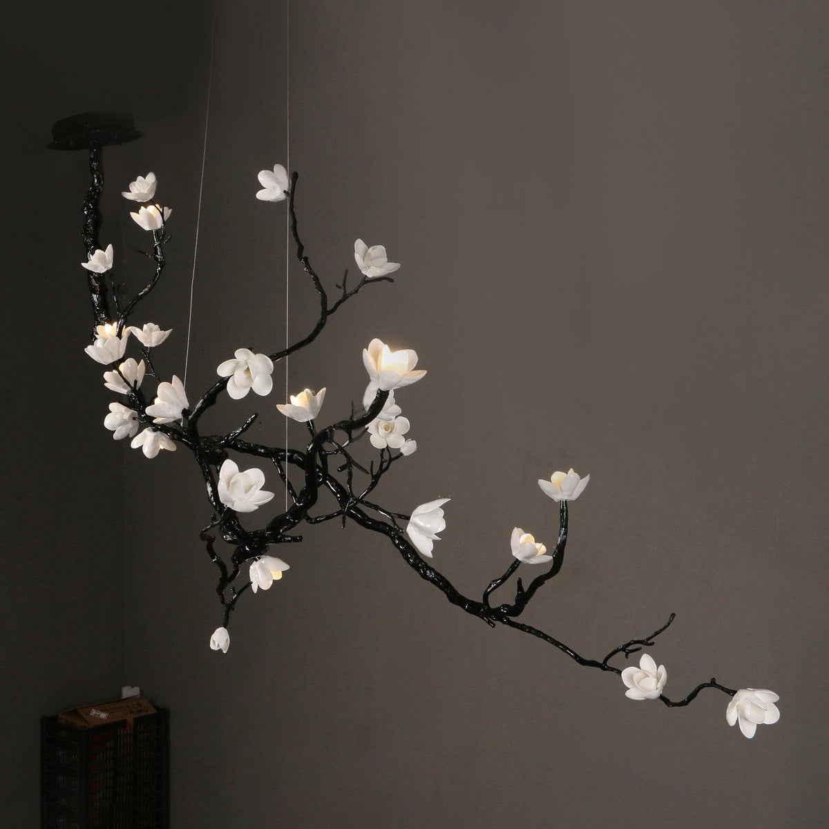 Ceramic Flower Chandelier - Zelno Lighting