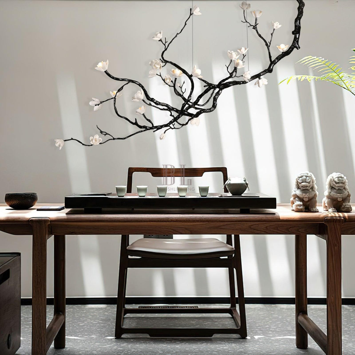 Ceramic Flower Chandelier - Zelno Lighting