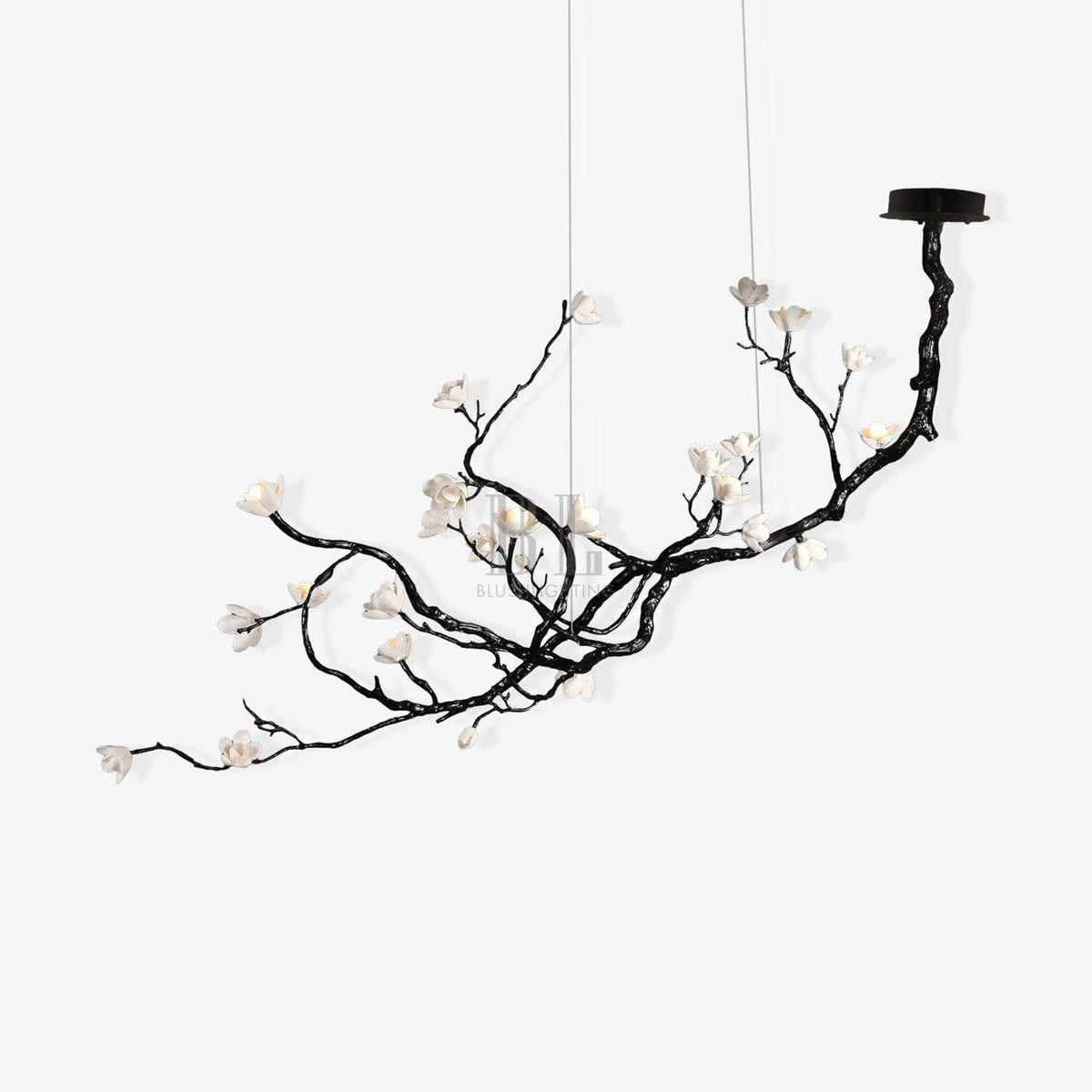 Ceramic Flower Chandelier - Zelno Lighting