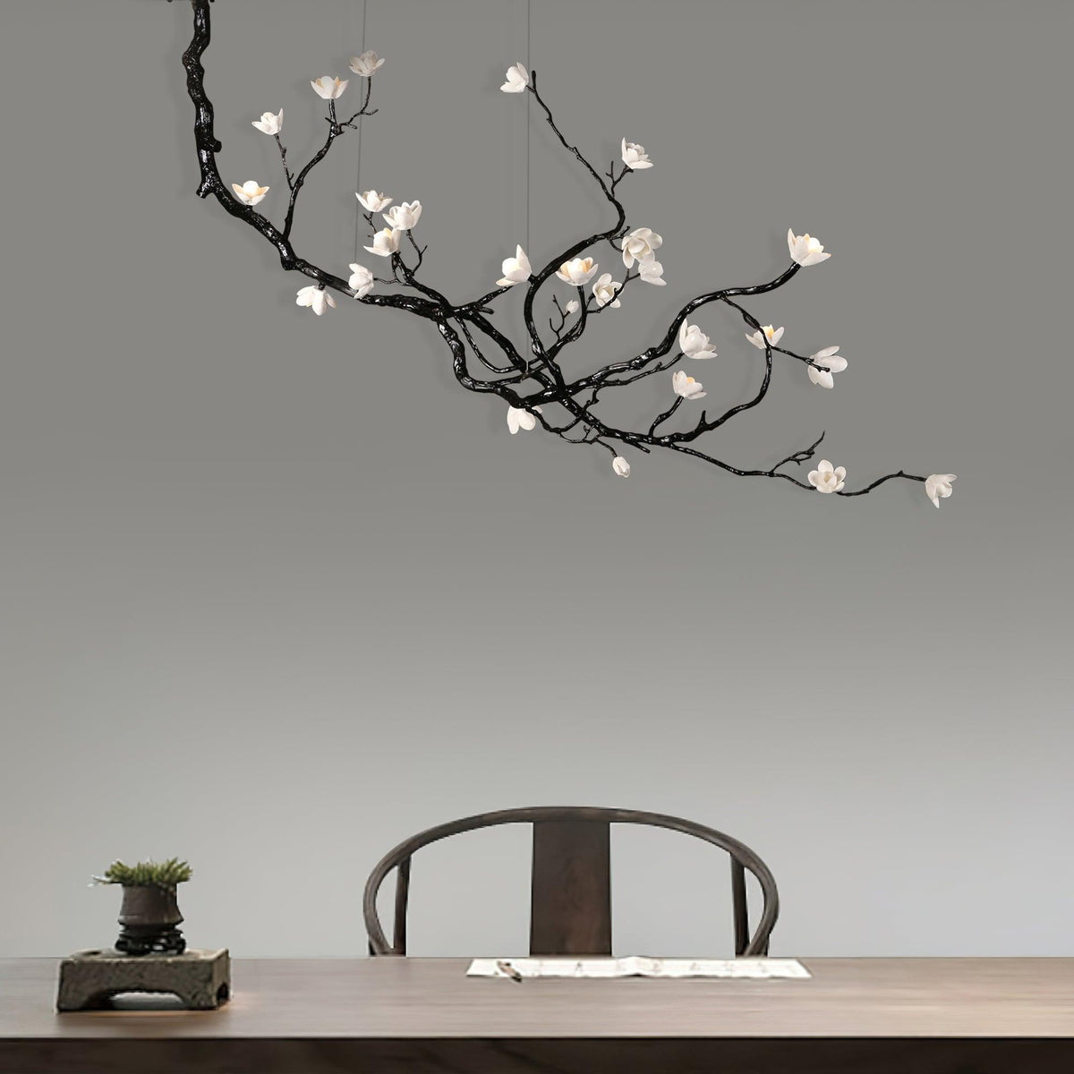 Ceramic Flower Chandelier - Zelno Lighting