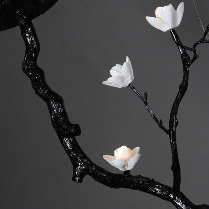 Ceramic Flower Chandelier - Zelno Lighting