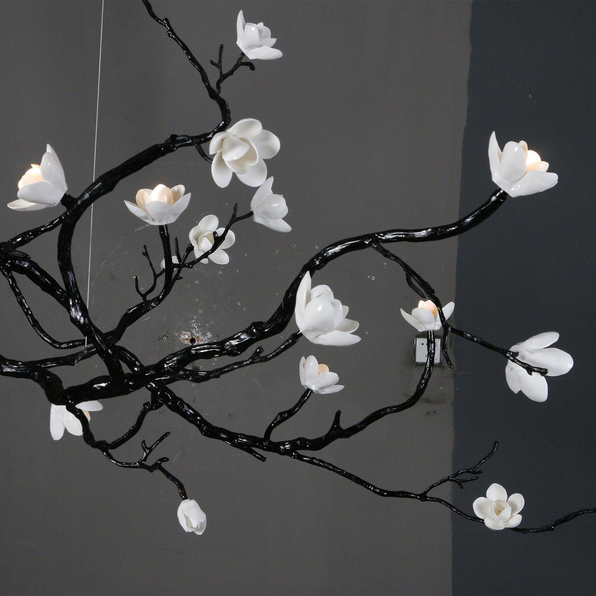 Ceramic Flower Chandelier - Zelno Lighting