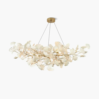 Ceramic Gingko Chandelier B - zelnolighting