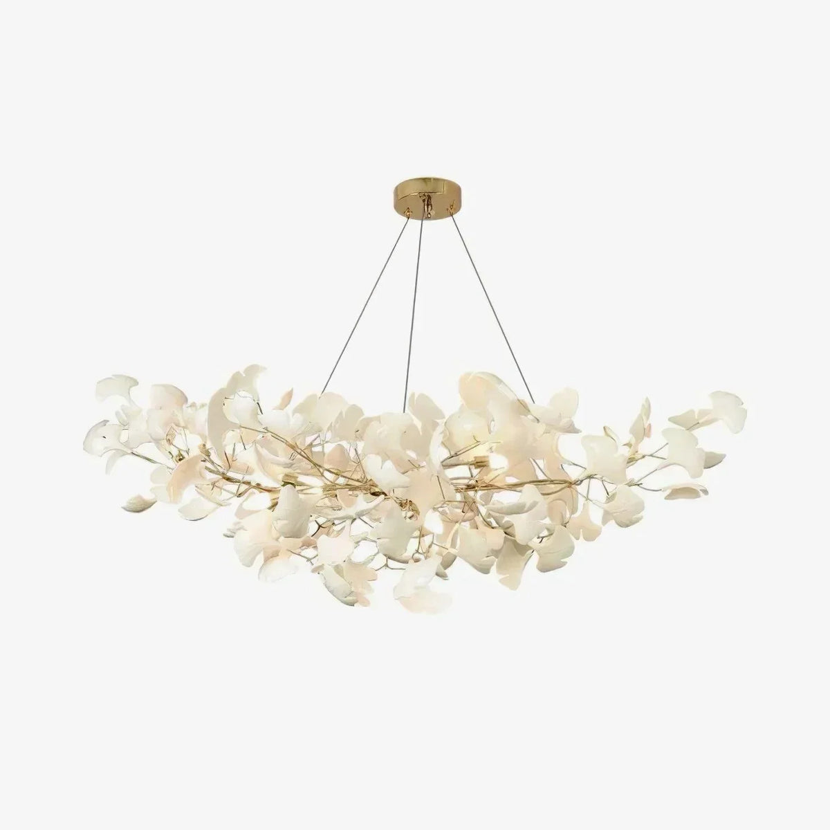 Ceramic Gingko Chandelier B - zelnolighting
