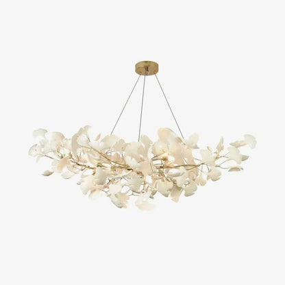 Ceramic Gingko Chandelier B - zelnolighting