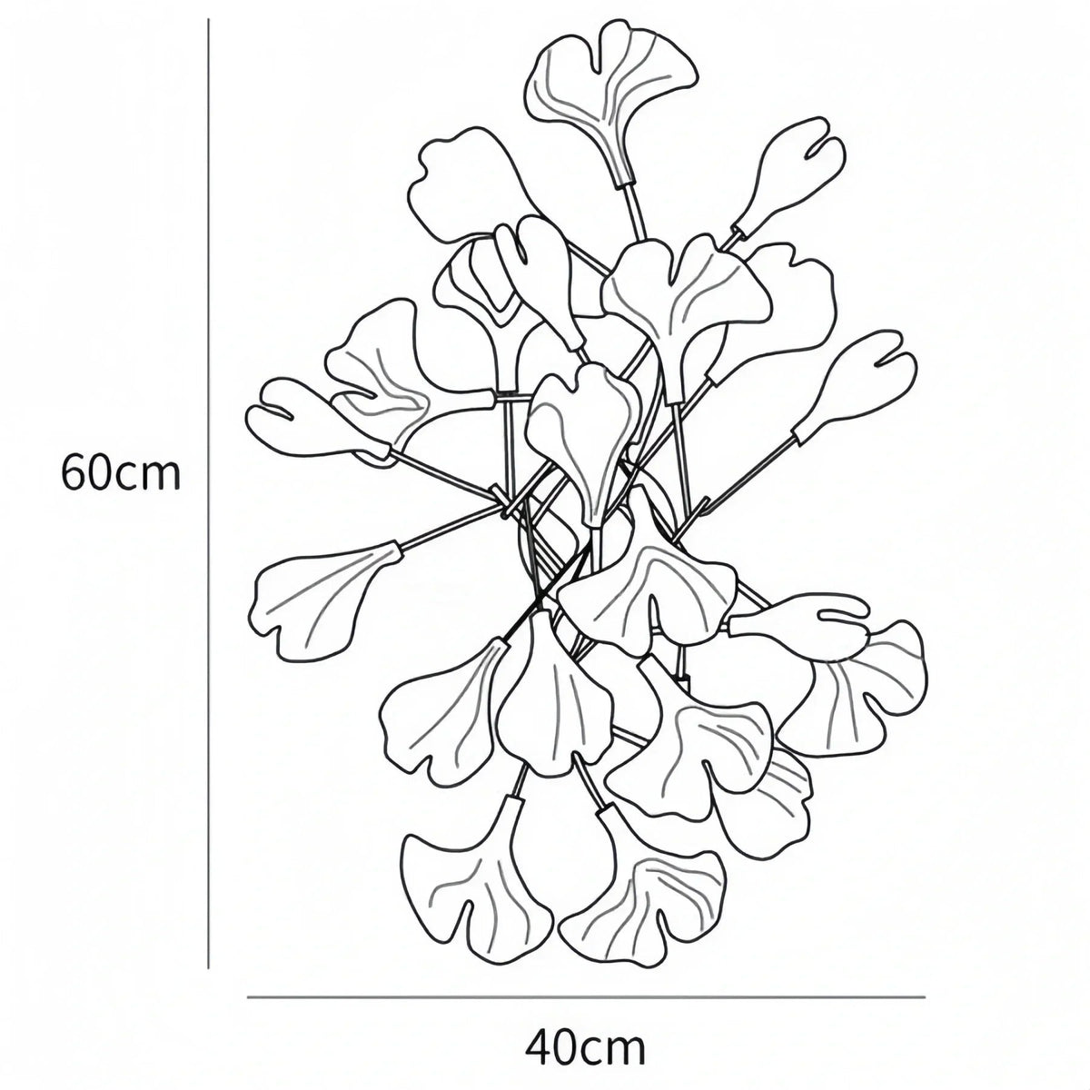 Ceramic Gingko Wall Lamp - Zelno Lighting