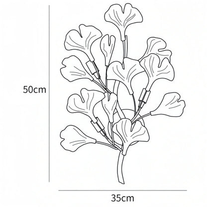 Ceramic Gingko Wall Lamp - Zelno Lighting