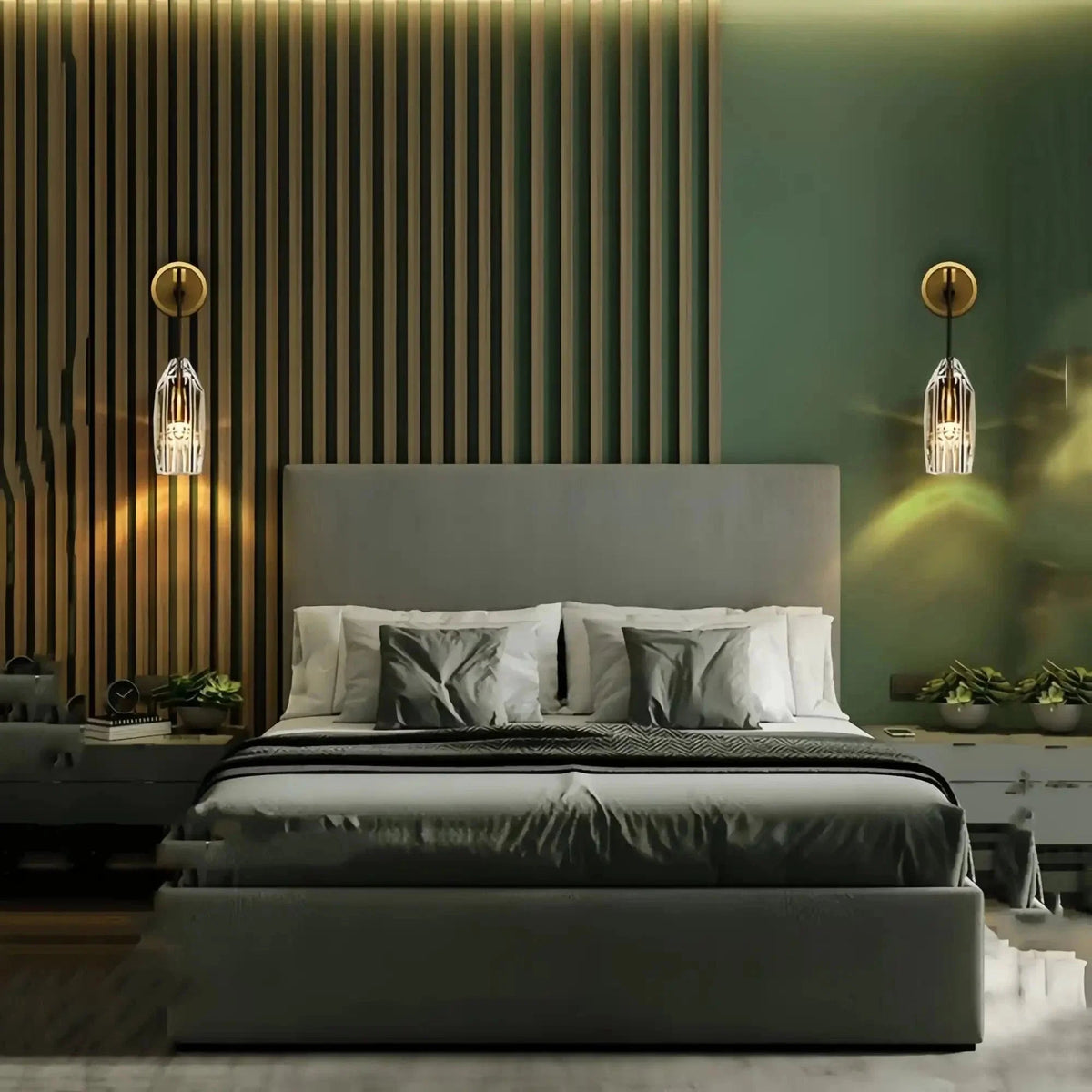 Chap Crystal Shade Wall Sconce - Zelno Lighting