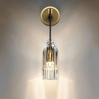 Chap Crystal Shade Wall Sconce - Zelno Lighting