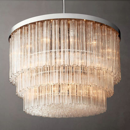 Chelo Round Murano Glass Chandelier - Zelno