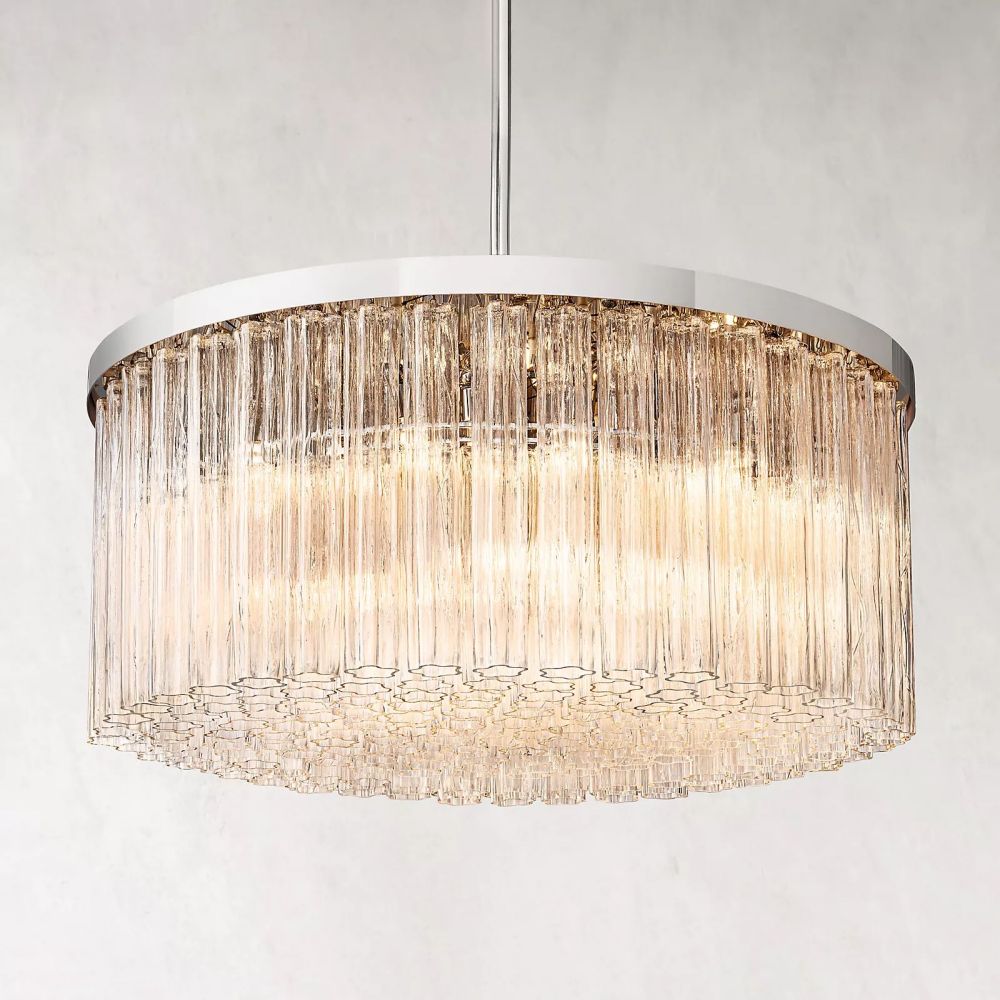 Chelo Round Murano Glass Chandelier - Zelno