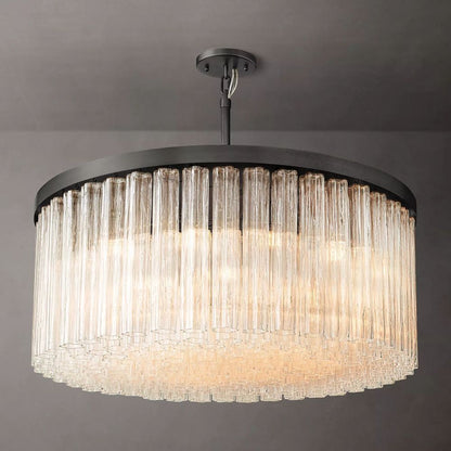 Chelo Round Murano Glass Chandelier - Zelno