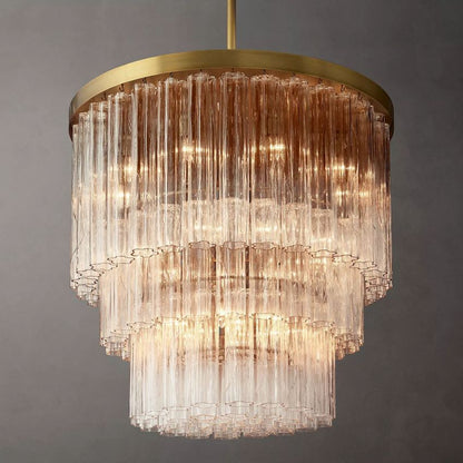 Chelo Round Murano Glass Chandelier - Zelno