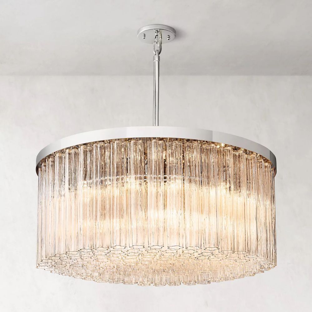 Chelo Round Murano Glass Chandelier - Zelno
