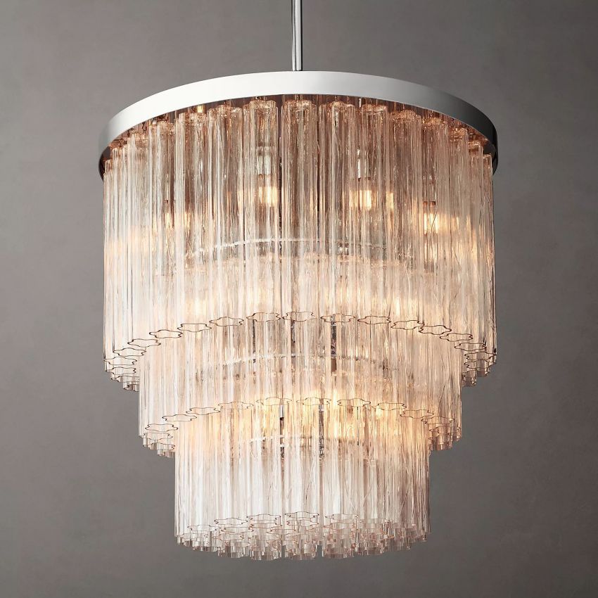 Chelo Round Murano Glass Chandelier - Zelno