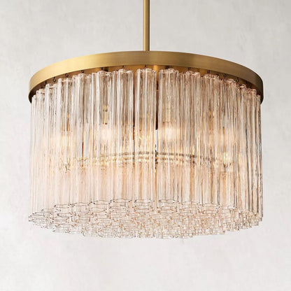 Chelo Round Murano Glass Chandelier - Zelno
