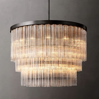 Chelo Round Murano Glass Chandelier - Zelno