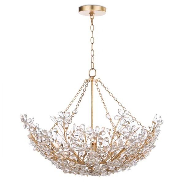 Cherish 6 Lights Round Chandelier - Zelno Lighting