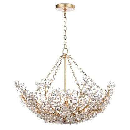 Cherish 6 Lights Round Chandelier - Zelno Lighting