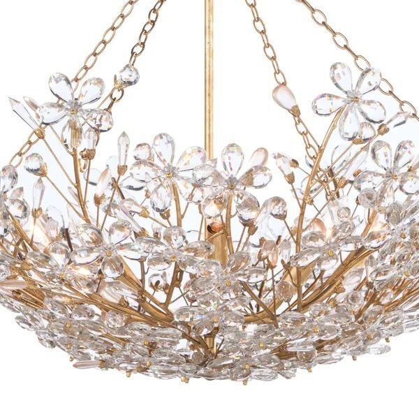 Cherish 6 Lights Round Chandelier - Zelno Lighting