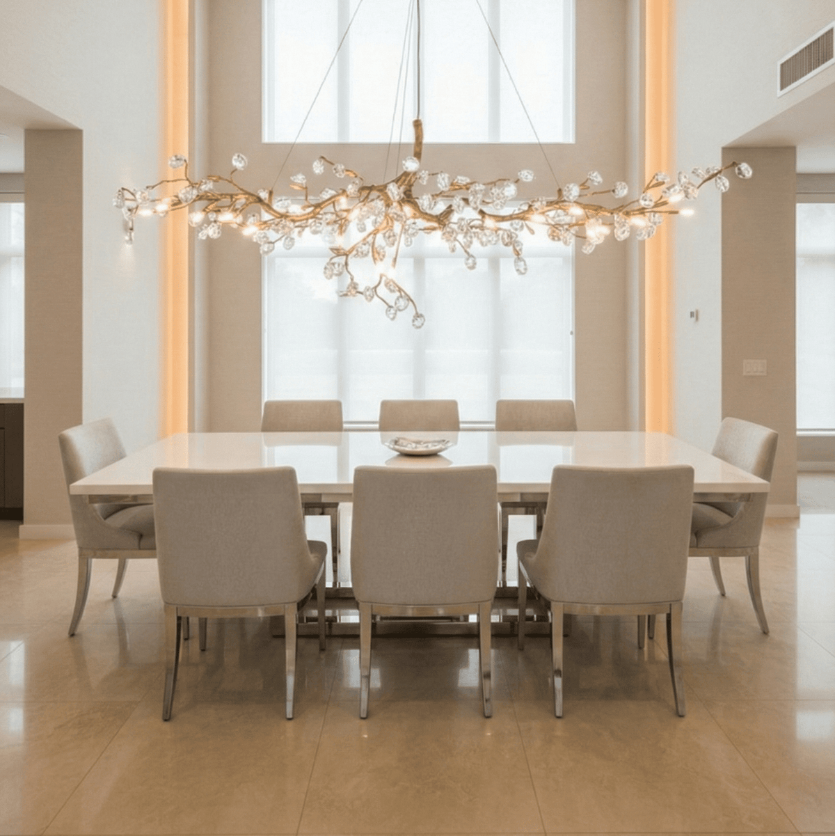 Cherry Blossom Branch Tree Chandelier - Zelno Lighting