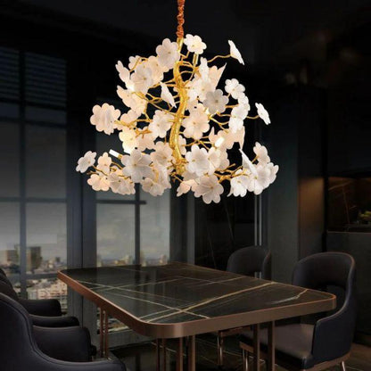 Cherry Dining Room Branch Chandelier - Zelno Lighting