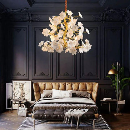 Cherry Dining Room Branch Chandelier - Zelno Lighting