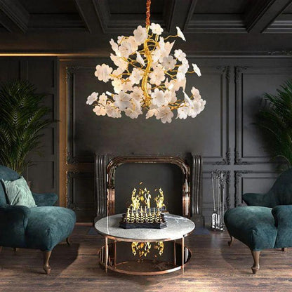 Cherry Dining Room Branch Chandelier - Zelno Lighting
