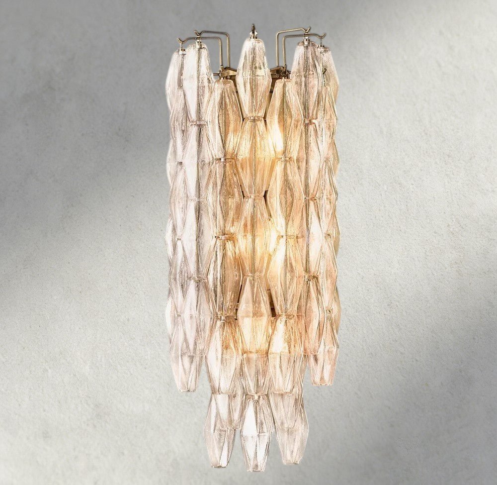 Chiaray CLEAR/ SMOKE GLASS GRAND SCONCE 30" - Zelno