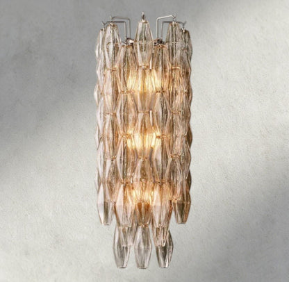Chiaray CLEAR/ SMOKE GLASS GRAND SCONCE 30" - Zelno